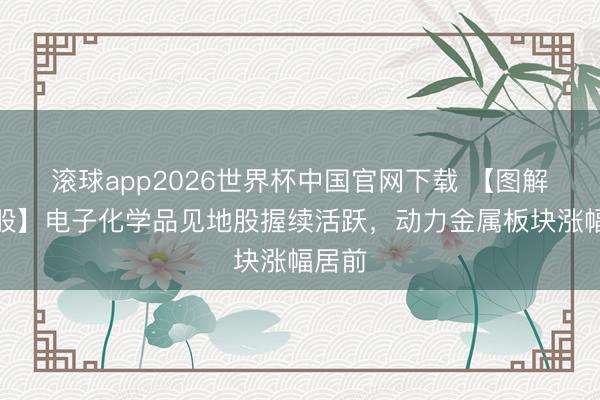滚球app2026世界杯中国官网下载 【图解牛熊股】电子化学品见地股握续活跃，动力金属板块涨幅居前